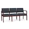 Lesro 3 Seat Tandem Seating W/ No Center Arms, 65 in W 26 in L 31.5 in H, Lenox Series LW3101 - alternate 1